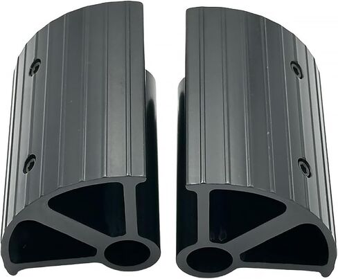 1 Pair Go Kart Aluminum Accelerator Pedal Extenders, Ergonomic Kart Brake Pedal Accessories (Black) in Saudi Arabia