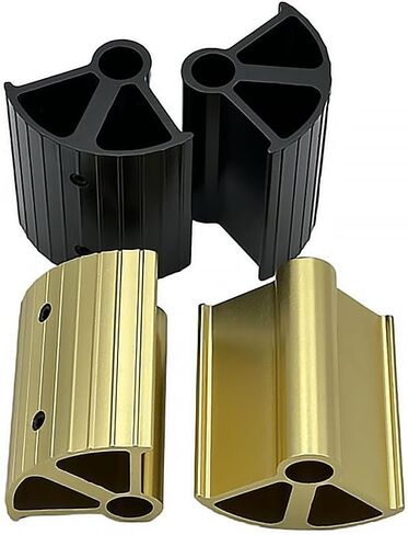 1 Pair Go Kart Aluminum Accelerator Pedal Extenders, Ergonomic Kart Brake Pedal Accessories (Black) in Saudi Arabia