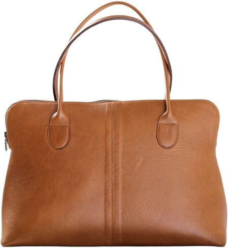 KING KONG Matalina Work Laptop Bag, Cow Leather Laptop Bag for Women, Durable Handles, Sturdy in Saudi Arabia