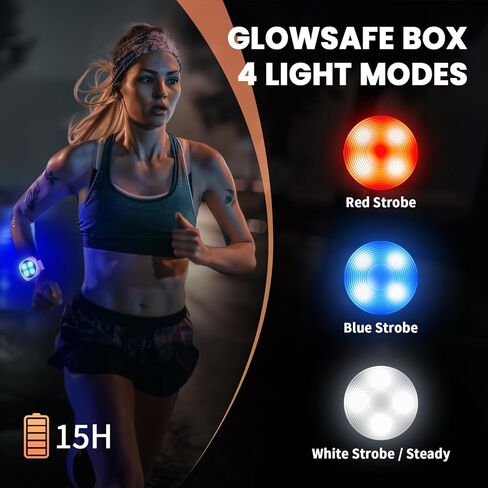 إنذار السلامة الشخصية للنساء من WSDCAM، إنذار سلسلة مفاتيح بصوت عالٍ 130 ديسيبل مع ضوء أمان LED ثلاثي الألوان، إنذار شخصي بسلسلة مفاتيح للدفاع عن النفس قابلة لإعادة الشحن للنساء، صندوق MissCubie™GlowSafe (أسود) in Kuwait
