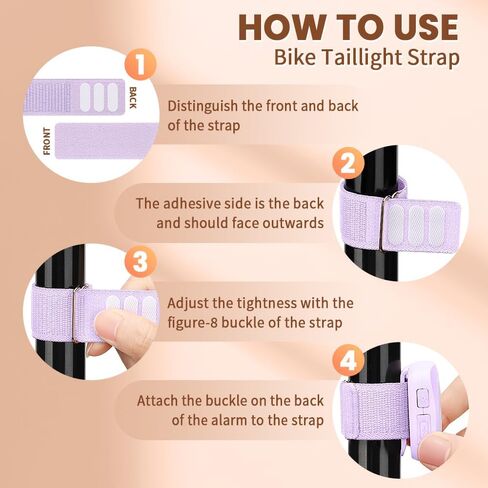 إنذار السلامة الشخصية للنساء من WSDCAM، إنذار سلسلة مفاتيح بصوت عالٍ 130 ديسيبل مع ضوء أمان LED ثلاثي الألوان، إنذار شخصي بسلسلة مفاتيح للدفاع عن النفس قابلة لإعادة الشحن للنساء، صندوق MissCubie™GlowSafe (أسود) in Kuwait