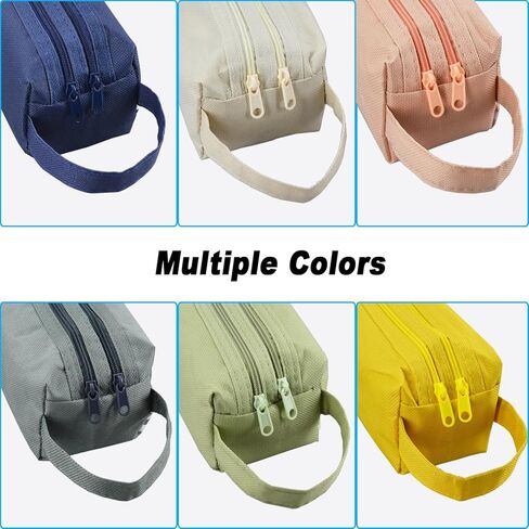 Dual-Layer Pencil Case Pencil Holder, Durable Fabric Stationery Pouch for Office Supplies, ZangQing in Saudi Arabia