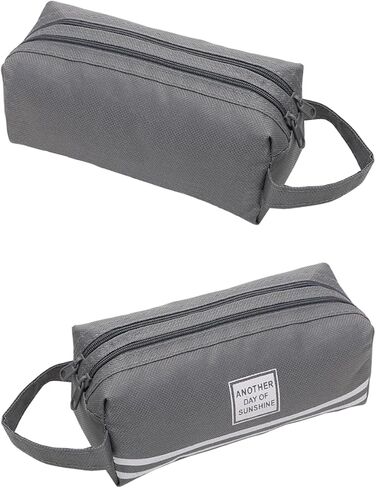 Dual-Layer Pencil Case Pencil Holder, Durable Fabric Stationery Pouch for Office Supplies, ZangQing in Saudi Arabia