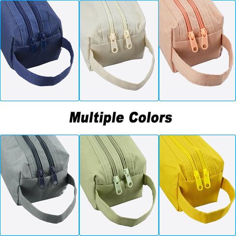 Dual-Layer Pencil Case Pencil Holder, Durable Fabric Stationery Pouch for Office Supplies, ZangQing in Saudi Arabia
