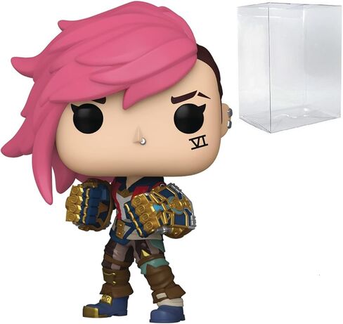 POP TV: Arcane League of Legends - Vi Funko Vinyl Figure (Bundled with Compatible Box Protector Case), Multicolor, 3.75 inches in Saudi Arabia
