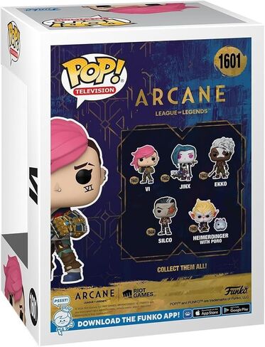 POP TV: Arcane League of Legends - Vi Funko Vinyl Figure (Bundled with Compatible Box Protector Case), Multicolor, 3.75 inches in Saudi Arabia
