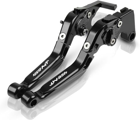 CF-MOTO 450 MT 2024 Motocycle Brake & Clutch Levers Set Foldable Extendable CNC Fit Compatible with CF-MOTO 450 MT 2024 Adjustable Brakes Clutch Levers(BK) in Kuwait