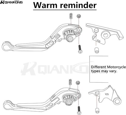 CF-MOTO 450 MT 2024 Motocycle Brake & Clutch Levers Set Foldable Extendable CNC Fit Compatible with CF-MOTO 450 MT 2024 Adjustable Brakes Clutch Levers(BK) in Kuwait