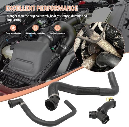 خرطوم المبرد السفلي العلوي مع موصل Y لـ F150 5.0L 2011-2020 DR3Z-8566-A CL3Z 8260-A BL3Z 8C350-A in Saudi Arabia