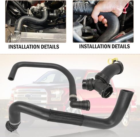 خرطوم المبرد السفلي العلوي مع موصل Y لـ F150 5.0L 2011-2020 DR3Z-8566-A CL3Z 8260-A BL3Z 8C350-A in Saudi Arabia