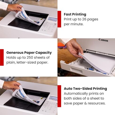 Canon Color imageCLASS LBP647Cdw Wireless Laser Printer for Duplex Printing, White - Home Office, Small Office Printer with 26 PPM in Saudi Arabia