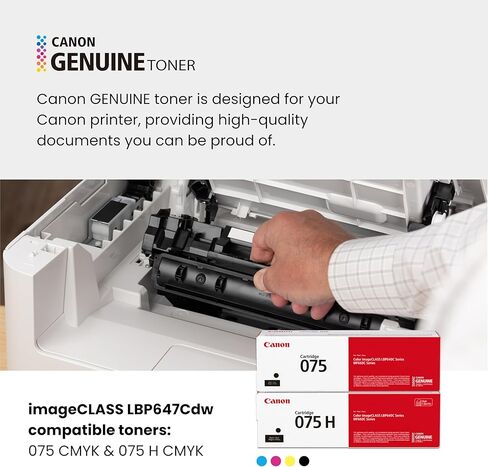 Canon Color imageCLASS LBP647Cdw Wireless Laser Printer for Duplex Printing, White - Home Office, Small Office Printer with 26 PPM in Saudi Arabia