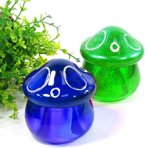 1PCS Mushroom Jars Silicone Molds Cute Cartoon Resin Jar Silicone Molds Creative Craft Bottle Molds with Lid for DIY Candy Container Jewelry Box Candle Holder Making in Saudi Arabia