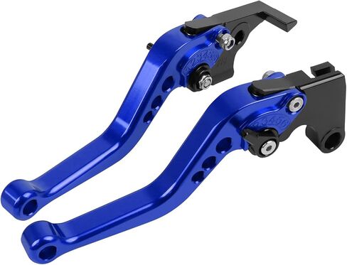 Short Brake Clutch Lever Sets CNC Aluminum Replacement for Suzuki GSXS750 GSX-S 750 2017-2021/ GSXS 950 GSX-S950 2021-2023/ SV650 SV650X 2022-2023 Motorcycle Accessories(Blue) in Saudi Arabia