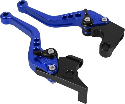 Short Brake Clutch Lever Sets CNC Aluminum Replacement for Suzuki GSXS750 GSX-S 750 2017-2021/ GSXS 950 GSX-S950 2021-2023/ SV650 SV650X 2022-2023 Motorcycle Accessories(Blue) in Saudi Arabia