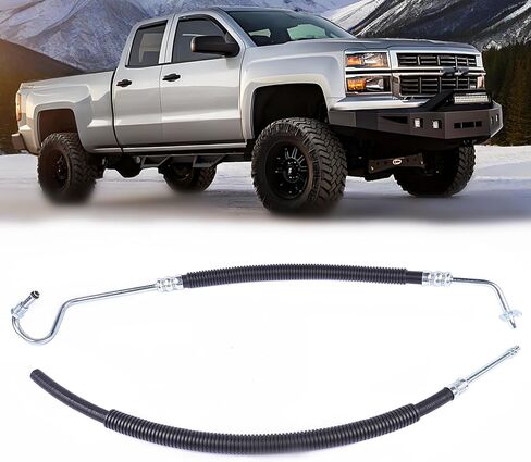 2Pcs Power Steering Hose Pressure Line Replacement for Chevy Avalanche Silverado Suburban 1500 Tahoe GMC Sierra Yukon/Yukon XL 1500 Cadillac Escalade 15812564 15812565 25858603 in Saudi Arabia