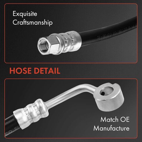 A-Premium Power Steering Hose Pressure Hose Line Assembly Compatible with Hyundai Accent 1996-1997/2001-2005 Dodge Verna 2004-2005 From Pump in Saudi Arabia