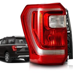 ضوء الذيل متوافق مع 2018-2021 Ford Expedition Platinum/Limited/King Ranch الخلفي الخلفي لمصباح الفرامل الخلفي، استبدل JL1Z13404H، JL1Z13404D، JL1Z13404F جانب الركاب الأيمن in Kuwait