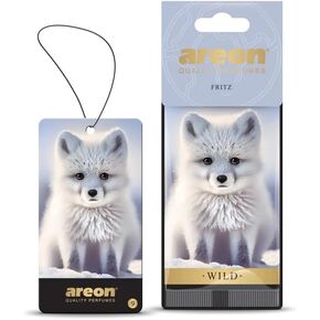 AREON WILD - Hanging Custom Cute Funny Car Air Freshener for Home & Office - Premium Cologne Perfume with Natural Fragrances - Long Lasting, Fresh, Luxurious Scent - Stylish Design - Professor in Kuwait