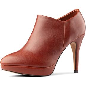 Women's Platform Booties Stiletto Ankle Boots High Heel Booties Winter Dress Shoes in Kuwait