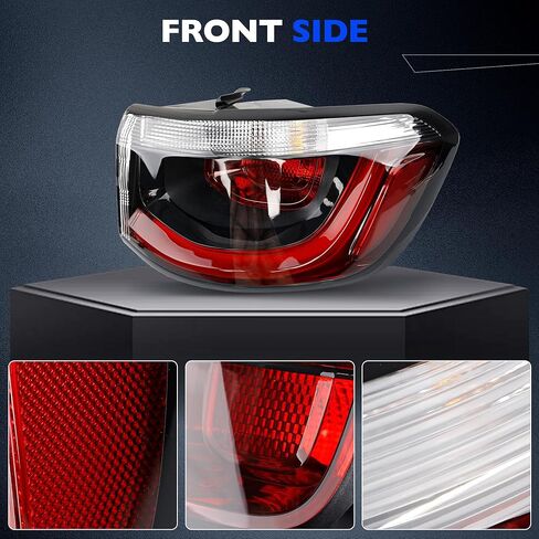Outer Tail Light Compatible with 2017 2018 2019 2020 2021 Jeep Compass - Brake Taillight Assembly Replacement for CH2805115 and 55112838AC - Right Passenger Side in Saudi Arabia