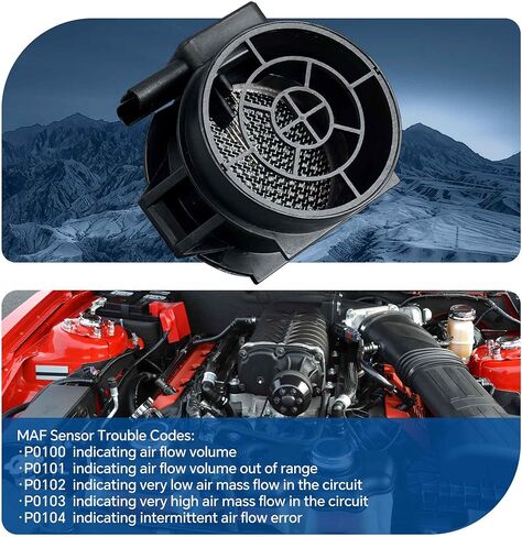 13627566984 Mass Air Flow Sensor MAF Compatible with BMW 325 325i 325Ci X3 Z4 M54 E46 Replaces 13627513957 5WK96471 MAS0289 in Saudi Arabia