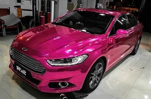 VViViD® Gloss Chrome Pink Vinyl Wrap Adhesive Film Sheet Roll Air Release DIY Decal Sheet (3ft x 5ft) in Saudi Arabia