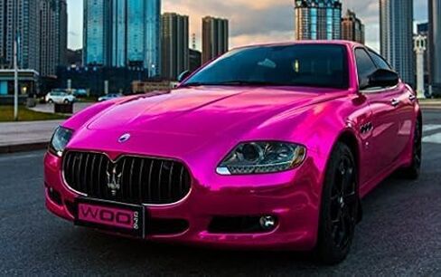 VViViD® Gloss Chrome Pink Vinyl Wrap Adhesive Film Sheet Roll Air Release DIY Decal Sheet (3ft x 5ft) in Saudi Arabia