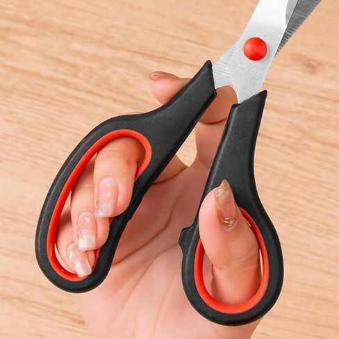 3pcs 8.5" Ultra - Sharp Stainless Steel Scissors: Comfort - Grip, Versatile for Office to Home Crafts and Everyday Use in Saudi Arabia