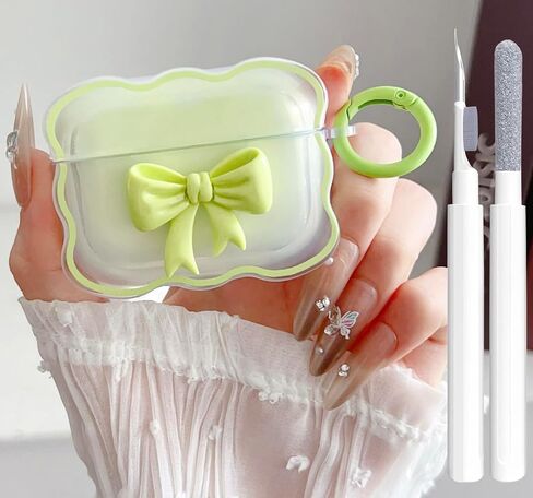 for Airpods Pro 2/1 Case, Cute Protective Hard Case Cover Portable & Shockproof Women Girls Men with Keychain for Airpods Pro 2nd/1st Generation Case (Black Leopard) in Kuwait