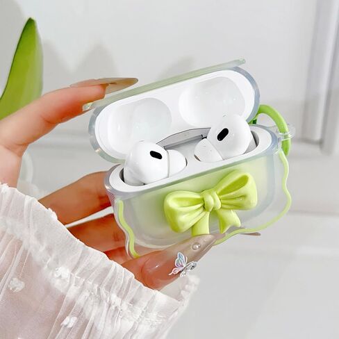 for Airpods Pro 2/1 Case, Cute Protective Hard Case Cover Portable & Shockproof Women Girls Men with Keychain for Airpods Pro 2nd/1st Generation Case (Black Leopard) in Kuwait