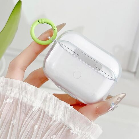 for Airpods Pro 2/1 Case, Cute Protective Hard Case Cover Portable & Shockproof Women Girls Men with Keychain for Airpods Pro 2nd/1st Generation Case (Black Leopard) in Kuwait