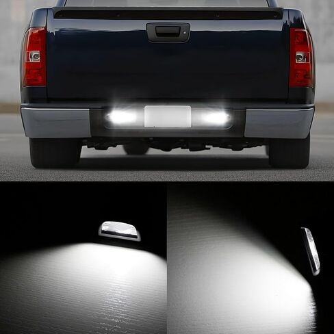 Bestview LED License Plate Lights Tag Lamp Assembly Red OLED Neon Tube Socket Wire Harness for Chevy Silverado GMC Sierra 1500 2500 3500 Suburban Tahoe Avalanche Cadillac Escalade EXT Yukon in Kuwait