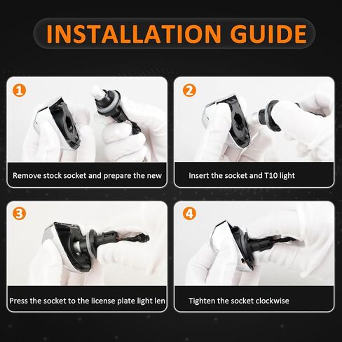 Bestview LED License Plate Lights Tag Lamp Assembly Red OLED Neon Tube Socket Wire Harness for Chevy Silverado GMC Sierra 1500 2500 3500 Suburban Tahoe Avalanche Cadillac Escalade EXT Yukon in Kuwait