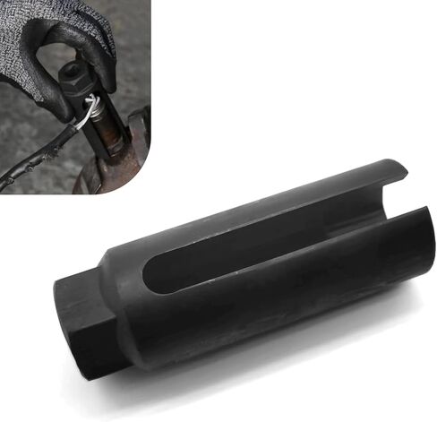 1 PC Car Oxygen Sensor Socket, O2 Sensor Removal Tool, 7/8" 6-point I-type Side Gate, Accesses Sensor from Side, Universal Modification Disassembly Wrench for Most Cars (Black) in Saudi Arabia
