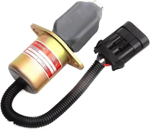 Excavator Parts For 751 753 Engine Shutdown Solenoid Valve Oil Cut off Switch 6681513(12V) in Saudi Arabia