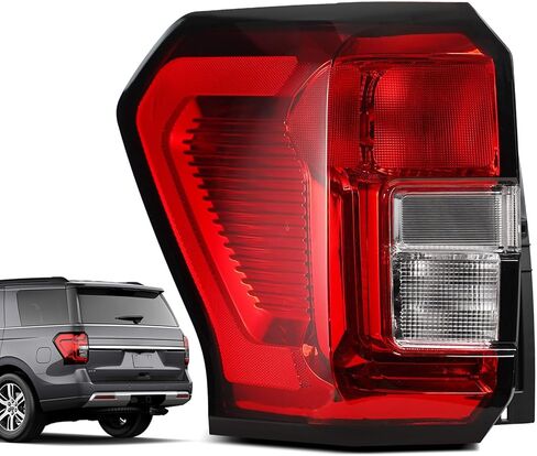 ضوء الذيل متوافق مع 2018-2021 Ford Expedition Platinum/Limited/King Ranch الخلفي الخلفي لمصباح الفرامل الخلفي، استبدل JL1Z13404H، JL1Z13404D، JL1Z13404F جانب الركاب الأيمن in Kuwait