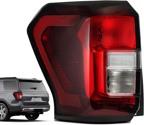 ضوء الذيل متوافق مع 2018-2021 Ford Expedition Platinum/Limited/King Ranch الخلفي الخلفي لمصباح الفرامل الخلفي، استبدل JL1Z13404H، JL1Z13404D، JL1Z13404F جانب الركاب الأيمن in Kuwait