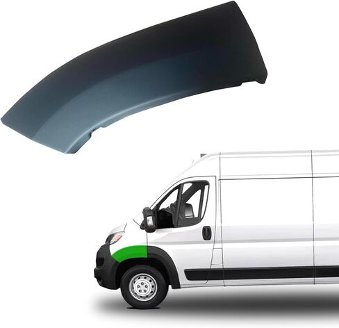 لوحة تشكيل مضيئة بفتحة العجلة الأمامية باللون الأسود تناسب RAM ProMaster 1500 ProMaster 2500 ProMaster 3500 Cargo Van 2023 2024 (جانب الركاب الأيمن) in Kuwait