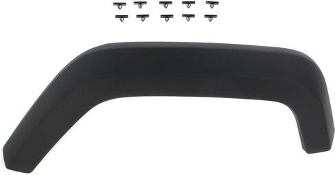 For Jeep Wrangler Fender Flare 2007-2017 Driver Side | Rear | Textured Black | Plastic | CH1768107 | 5KF17RXFAE in Saudi Arabia