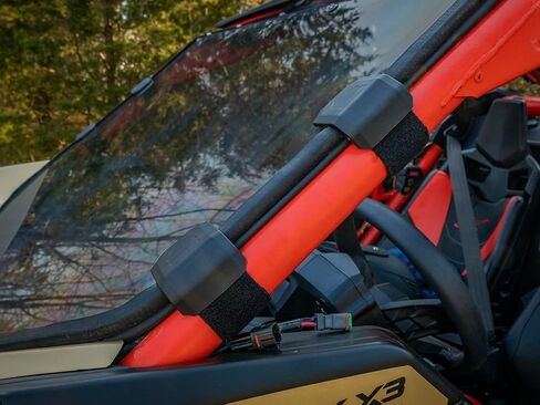 SuperATV Full Windshield for Can-Am Maverick X3 (See Fitment) | USA Made | Made of Lightly-Tinted Scratch Resistant 1/4â€ Polycarbonate- 250x stronger Than Glass | Easy to Install in Saudi Arabia