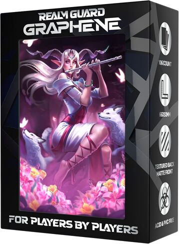 Graphene Elven Warriors -100ct Textured Matte TCG/MTG Card Art Sleeves (Elven Eclipsed Graphene) in Saudi Arabia