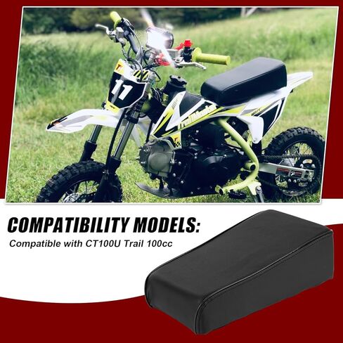 Mini Bike Seat - PSLER Motorcycle Seat, 12 Inches Seat Compatible with CT100U Trail 100cc, Soft and Comfortable in Saudi Arabia