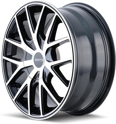 TR60 17x7.5, Bolt Pattern: 5x108/4.5, Offset: 42, BLACK/MACHINED FACE/BLACK RING, set of 1 in Saudi Arabia