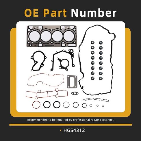 Head Gasket with Head Bolts Set, for Ford Fusion SE Sedan 14-20, for Fusion SEL Sedan 19-20, for Escape Titanium Sport 2017, for Escape SE Sport 17-19, for Escape SEL Sport 18-19, 1.5L HGS4312 in Saudi Arabia