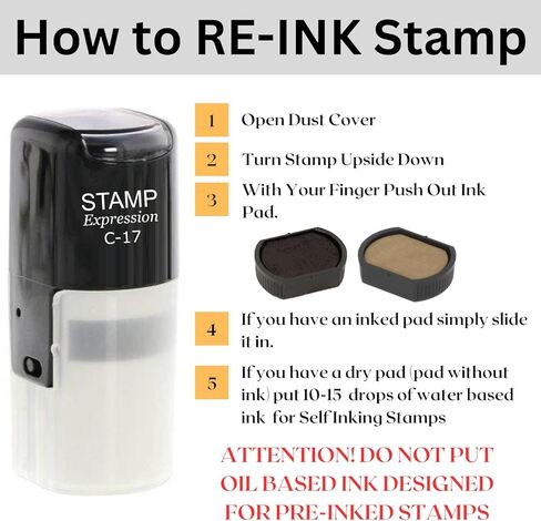StampExpression - Tiny Paw Prints Dog Lover Self Inking Rubber Stamp - Black Ink (A-6324) in Saudi Arabia