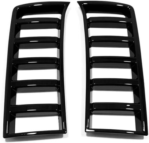 Front Headlights Grille Vent Covers Compatible With Toyota Tundra 2022 2023 2024 2025 Front Grill Air Intake Vent Cover Car Accessories ABS 2PCS(Glossy Black Style) in Saudi Arabia