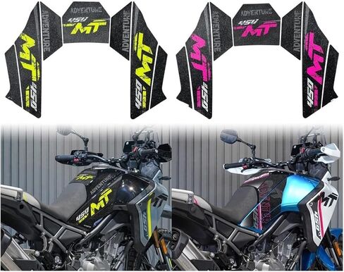 ملصقات وسادات خزان الوقود لـ CF&Moto 450MT 450 Mt 2024 دراجة نارية متجمد ملصقات وسادة خزان الوقود قبضة الركبة موتو حماية الجسم الشارات الملحقات in Saudi Arabia