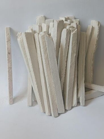 Natural Edible Slate Pencil, White & Natural Limestone, Pack of 75 (500 gram) in Saudi Arabia