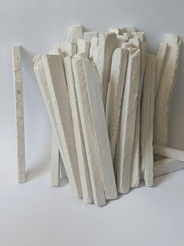 Natural Edible Slate Pencil, White & Natural Limestone, Pack of 75 (500 gram) in Saudi Arabia